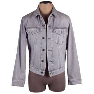Acne Studios washed gray denim jacket